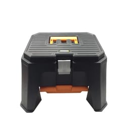 Worx 14.5 in. W X 13 in. H Step Stool Storage Box Resin Black