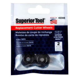 Superior Tool Replacement Cutter Wheel Black