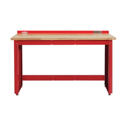 Craftsman 24 in. L X 6 ft. W X 41.25 in. H Workbench with Butcher Block Top 1450 lb. cap.