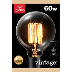 Globe Electric 60 W G30 Vintage Incandescent Bulb E26 (Medium) Amber 1 pk