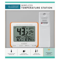 La Crosse Technology Analog Thermometer with Hygrometer Plastic White 10.13  in. - Ace Hardware