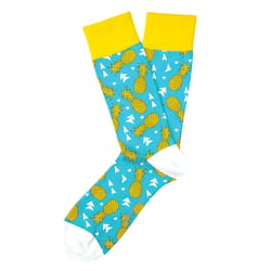 Two Left Feet Unisex Pineapple Express Novelty Socks Multicolored