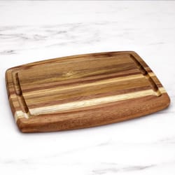 Totally Bamboo 8 in. L X 5.75 in. W X 0.5 in. Acacia Wood Cutting Board