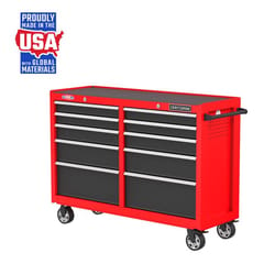 Rolling Tool Box Workshop Storage Mobile Work Toolbox Organizer Bin  2-Level.