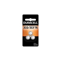 Duracell Silver Oxide 303/357/76 1.5 V 0.18 mAh Electronic/Watch Battery 3 pk