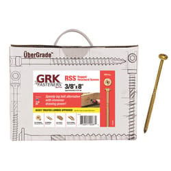 GRK Fasteners 3/8 in X 8 in. L Star Washer Head Self Tapping Structural Screws