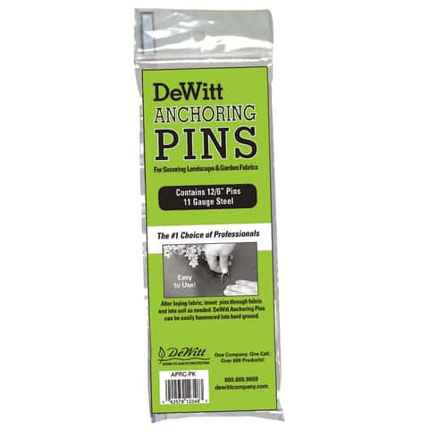 DeWitt 1 in. W X 6 in. L Steel Anchor Pin 12 pk - Ace Hardware