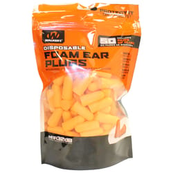 Walker's 32 dB Foam Earplugs Orange 50 pair