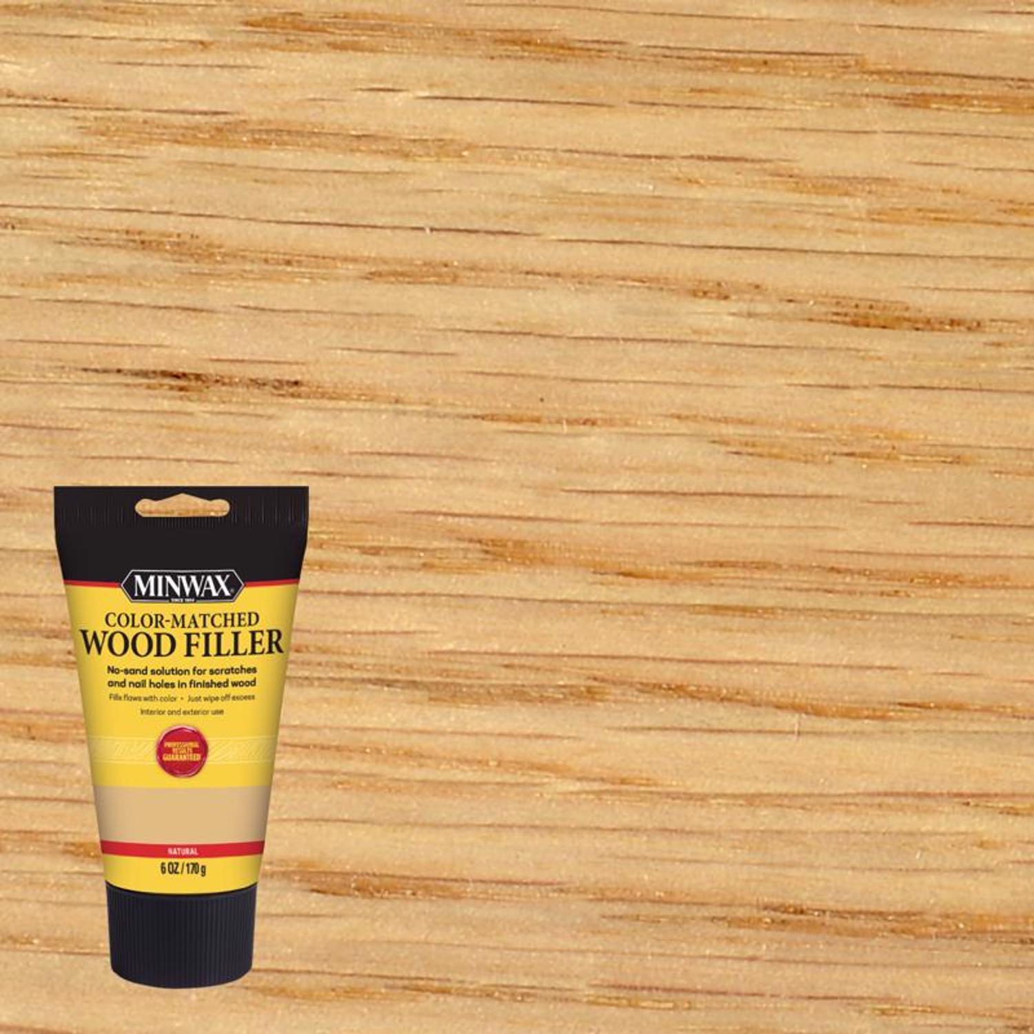 Minwax ColorMatched Natural Wood Filler 6 oz Ace Hardware