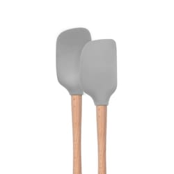 Tovolo FlexCore Oyster Gray Silicone Spatula & Spoonula