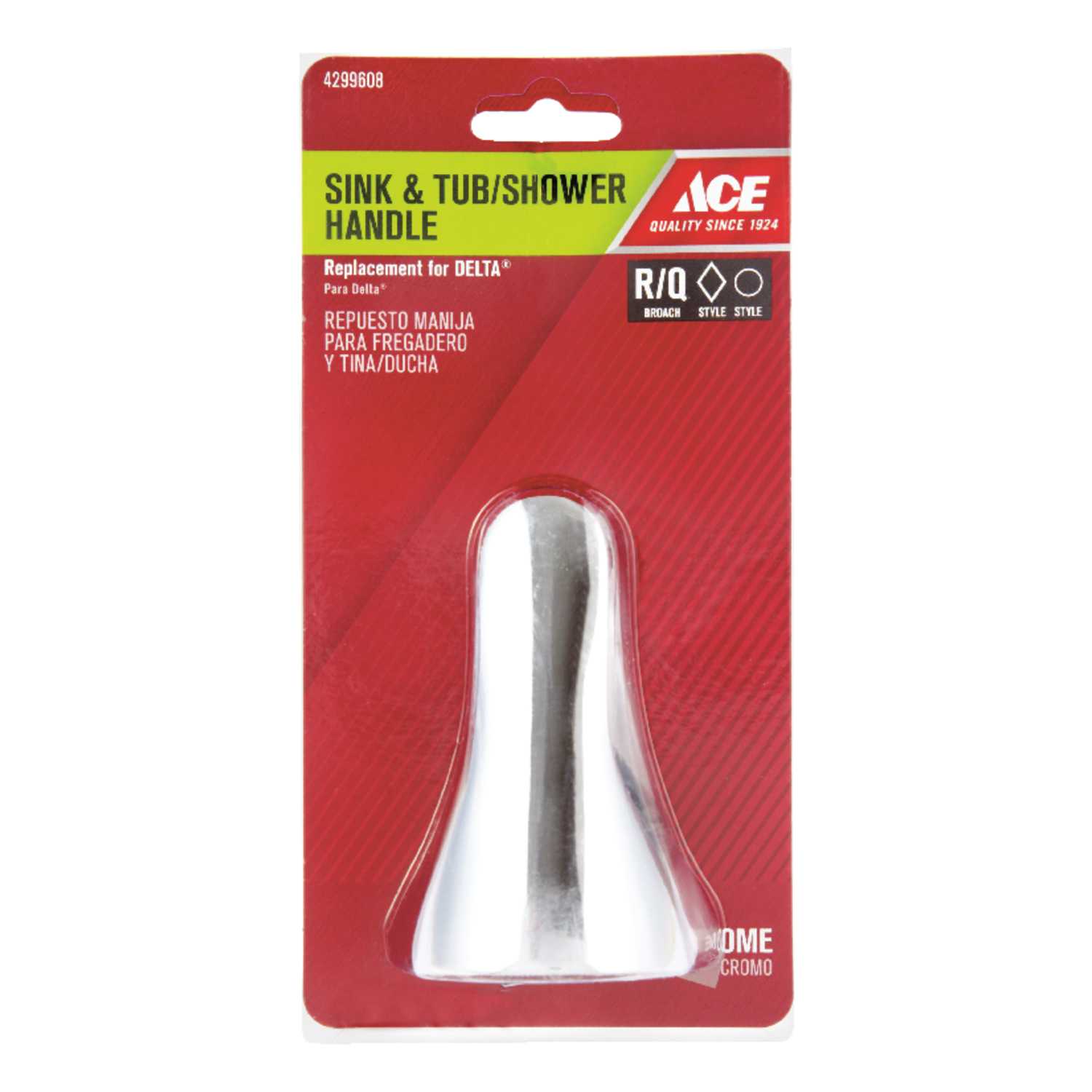 Ace Lever Chrome Chrome Sink and Tub/ Shower Handle For Delta Faucets Ace Hardware