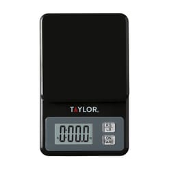 Taylor White Digital Kitchen Scale 11 lb