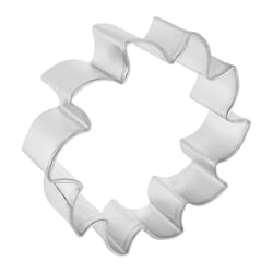 R&M International Corp 4 in. L Sun Cookie Cutter Silver 1 pc