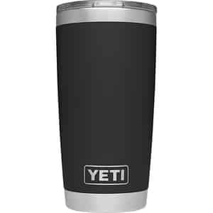 YETI  Rambler  Black  Stainless Steel  Travel  Insulated Tumbler  BPA Free 20 oz. 