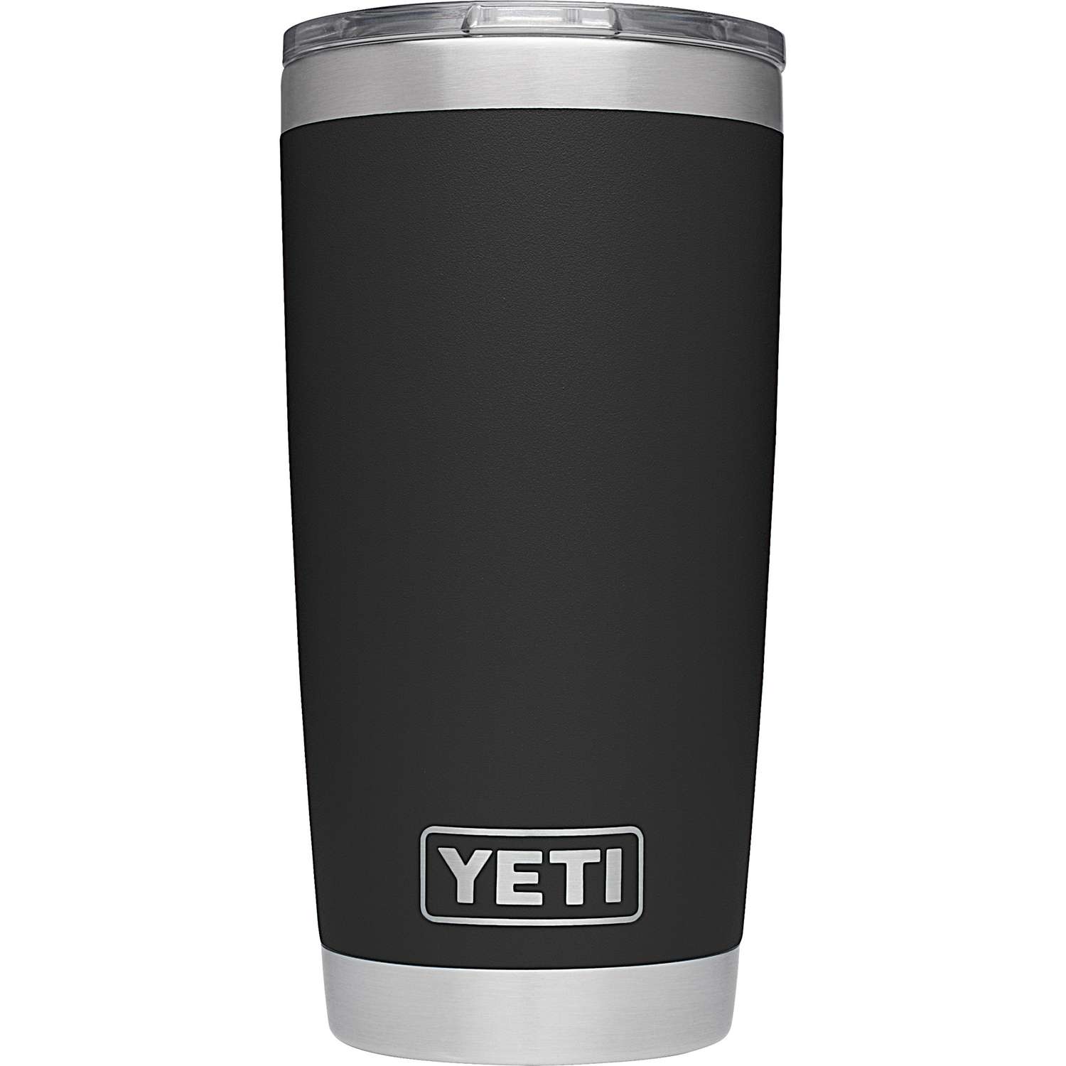 YETI Rambler 20 oz. Black BPA Free Tumbler with MagSlider Lid Ace