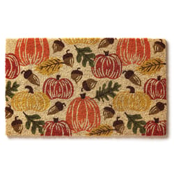 Entryways 17 in. W X 28 in. L Multicolored Harvest Hues Coir Door Mat