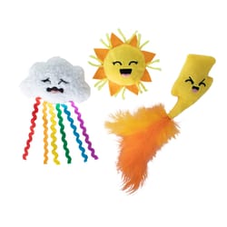 Pet Shop by Fringe Studio Assorted Plush Purr-fect Weather Cat Toy 1 pk