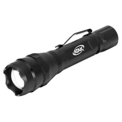 ATAK 320 lm Black LED Rechargeable Flashlight 18650 Battery