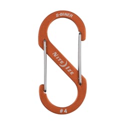 Nite Ize S-Biner 1.9 in. D Aluminum Orange Dual Carabiner Key Chain