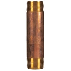 JMF Company 1 in. MPT Red Brass Nipple 5 in. L