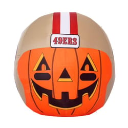 Sporticulture NFL 4 ft. LED San Francisco 49ers Jack-O-Helmet Inflatable