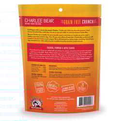 Charlee Bear Grain Free Crunch Chicken/Pumpkin/Apple Grain Free Biscuit For Dogs 8 oz 1 pk