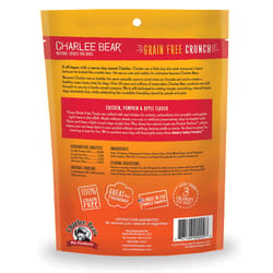 Charlee Bear Grain Free Crunch Chicken/Pumpkin/Apple Grain Free Biscuit For Dogs 8 oz 1 pk