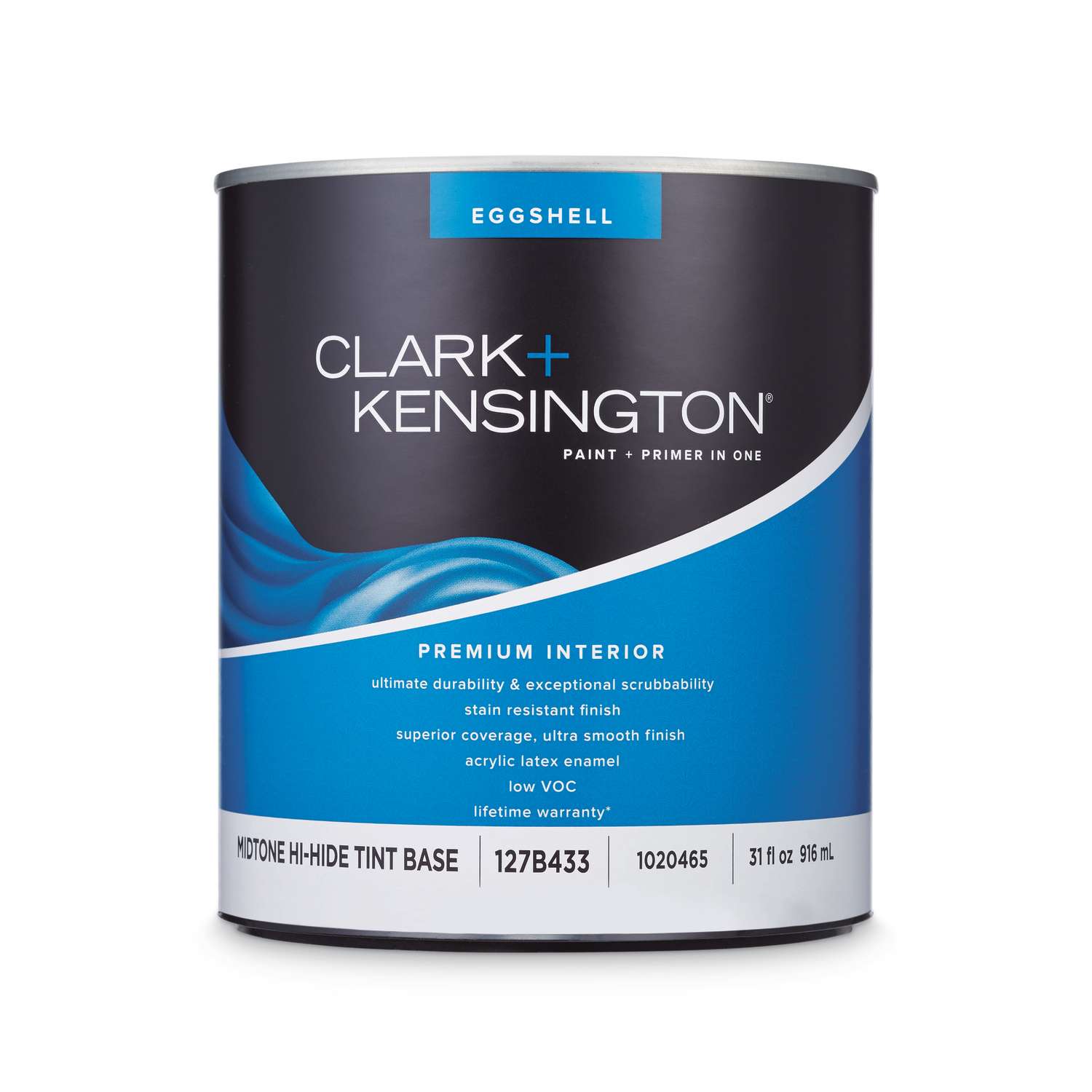Clark+Kensington Eggshell Tint Base Midtone HiHide Base Acrylic Latex