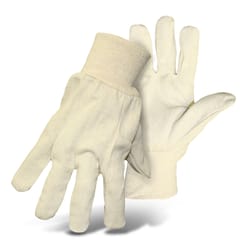Boss Men's Indoor/Outdoor Work Gloves White S 1 pair