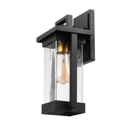 Globe Electric 1-Light Matte Black Wall Sconce