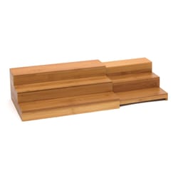 Lipper International 4.25 in. H X 12 in. W X 8 in. D Bamboo Adjustable Cabinet Organizer