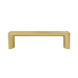 Laurey Metro Contemporary Rectangle Cabinet Pull 5-1/16 in. Satin Brass Gold 1 pk