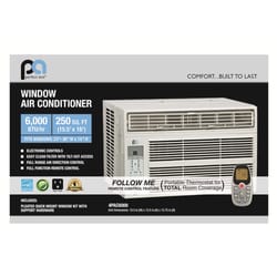 Perfect Aire 6000 BTU 115 V Window Air Conditioner w/Remote 250 sq ft