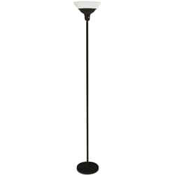 MaxLite 70 in. Black Torchiere Floor Lamp