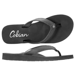 Cobian Skinny Bounce Women's Flip-Flops 10 US Black