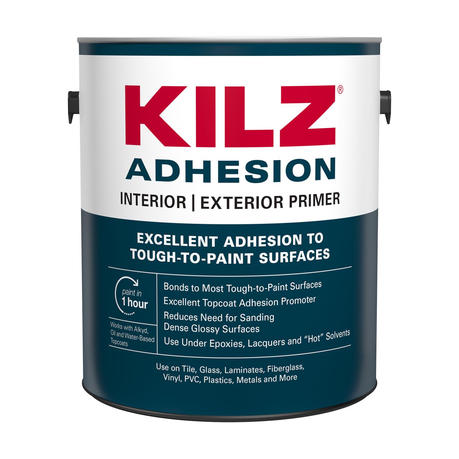 KILZ Adhesion White Flat WaterBased Bonding Primer 1 gal Ace Hardware