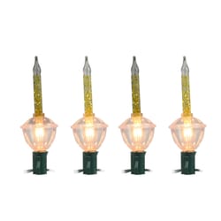 Holiday Bright Lights Incandescent C7 Gold 7 ct Christmas Light Bulbs