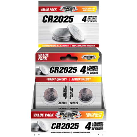 Set baterías de botón CR2025 GP Batteries 3 V