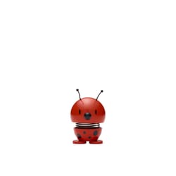 Hoptimist Animal Ladybird Decorative Figurine ABS Plastic/Steel 1 pk