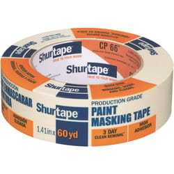 Shurtape 1.41 in. W X 60 L Tan High Strength Painter's Tape 1 pk
