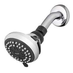 Waterpik EcoFlow Chrome 4 settings Showerhead 1.6 gpm