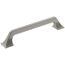 Amerock Exceed Transitional Rectangle Cabinet Pull 6-5/16 in. Satin Nickel 1 pk