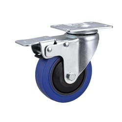 Projex 4 in. D Swivel Soft Rubber Caster 265 lb 1 pk