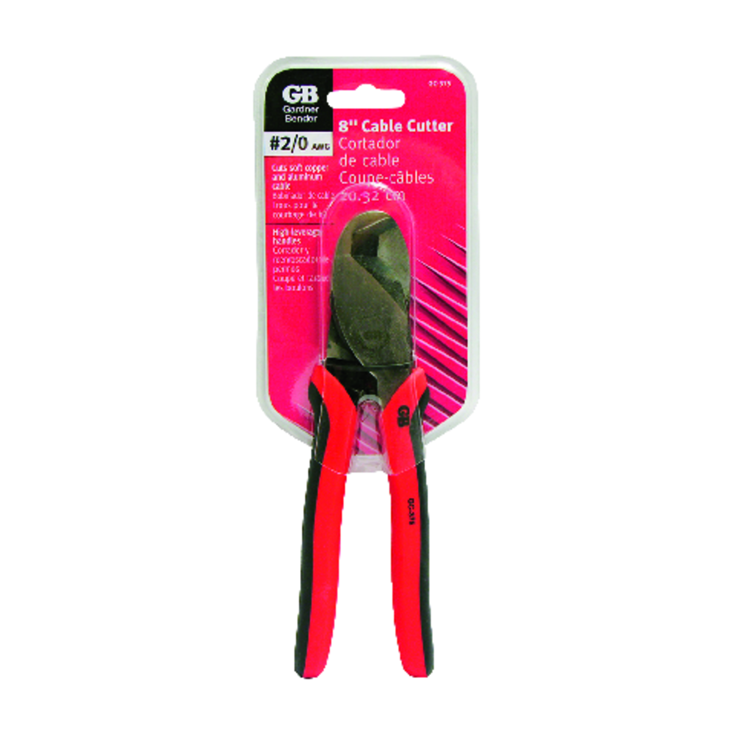Gardner Bender 8 in. L Multicolored Cable Cutter 2/0 Ga.