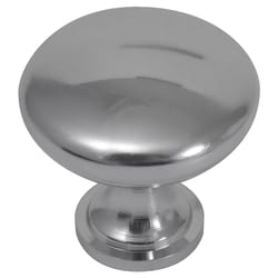 Laurey Danica Traditional Round Cabinet Knob 1-3/8 in. D 1 in. Polished Chrome 10 pk