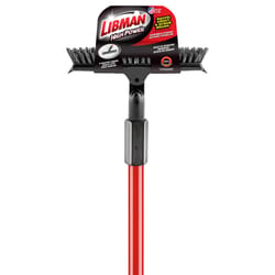 Libman 10 in. W Stiff Bristle 60 in. Steel Handle Swivel Grout & Scrub Brush