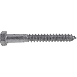 Hillman 1/2 in. X 4 in. L Hex Hot Dipped Galvanized Steel Lag Screw 25 pk