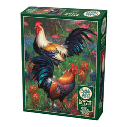 Cobble Hill Roosters Jigsaw Puzzle 1000 pc