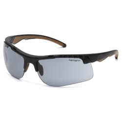 Carhartt Rockwood Anti-Fog Safety Glasses Gray Lens Black Frame 1 pc