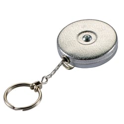 Lucky Line Key Bak 2 in. D Chrome/Metal Silver Split Key Reel